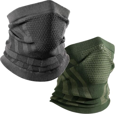AXBXCX Men's Extreme Cold Weather Face Mask Neck Warmer for Winter Sports in Kuwait