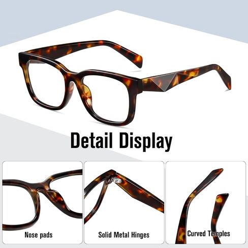kimorn Blue Light Blocking Glasses,Anti Eyestrain & UV Protection,Square Frame Glasses for Women and Men in Kuwait
