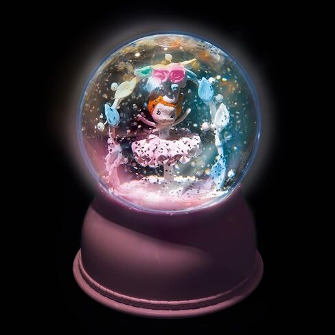 DJECO Snowglobe Nightlight Ballerina - كرة ثلجية رائعة، تذكار، ديكور لغرفة نوم الأطفال وغرفة اللعب - ضوء ليلي مهدئ للرضع والأطفال الصغار - ألعاب للفتيات والأولاد بعمر 3 سنوات فما فوق in Saudi Arabia