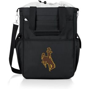 PICNIC TIME ONIVA - a Brand Wyoming Cowboys - Activo Cooler Tote Bag, (Black with Gray Accents)