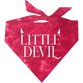 Little Devil Dog Bandana (Red Scrunch, OS 111)