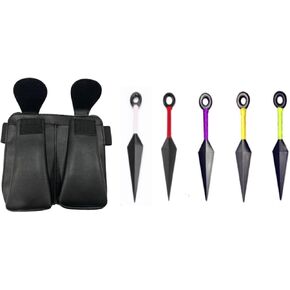 Ninja Kunai Weapon Pack Set Black (6PACK)
