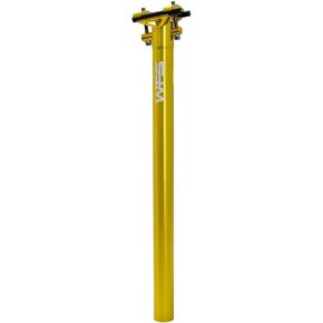 WFS Lightweight Alloy One Piece Seatpost, 27.2 X 400mm, Gold, WS3047
