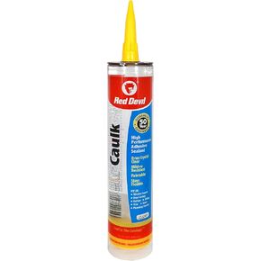 Red Devil 0870 Clear Caulk High Performance Adhesive, 10.1 Oz