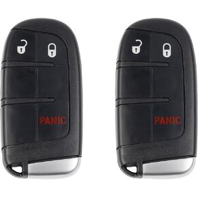 Dasbecan Key Fob Replacement Keyless Entry Remote for Chrysler 300 2011- 2018, Dodge Charger 2011-2018, Challenger 2015-2018, Dart 2014-2016, Journey 2011-2020 Replaces M3N-40821302 3 Buttons