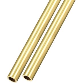 أنبوب نحاسي METALLIXITY (9.5 مم OD × 1 مم جدار T × 300 مم طول) قطعتان، أنابيب مستقيمة - لتأثيث المنزل، والآلات، والحرف اليدوية اليدوية