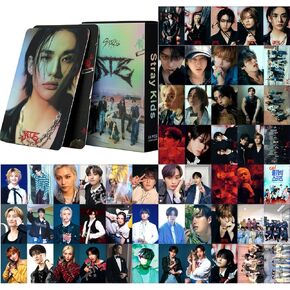 بطاقات صور ألبوم PYAJUU Stray Kids ATE بطاقات صور Kpop Stray Kids ليزر 55 قطعة بطاقات صور SKZ ألبوم Kpop بطاقات Lomo بطاقات ألبوم Felix بطاقات صور HYUNJIN بطاقات صور المشجعين in Kuwait