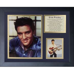 Legends Never Die "Elvis Presley Color Portrait II Framed Photo Collage, 11 x 14-Inch