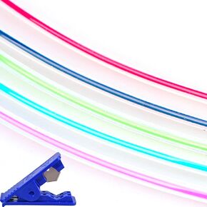 10Ft FEP Teflon Bowden Tube for Ender 3 Printer Capricorn Bowden Tubing Upgrade,High Transparency, Low Friction,2mm ID x 4mm OD,includes Teflon Tube Cutter