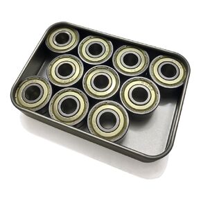 608zz Bearings,Bearing for Skateboard,Electric Motor and CNC,Bearing Steel Double Shield Deep Groove Miniature Ball Bearings,8mm x 22mm x 7mm (Pack of 20)