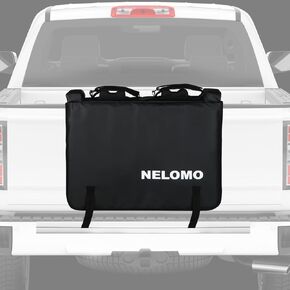 Tailgate Pad for Bike Tailgate Protection Pad with Tool Pocket MTB Tailgate Pad Transport Two Bikes for Pickup Truck