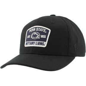 ZHATS Standard NCAA Officially Licensed Hat Competitor Patch Switchback Black, One Size