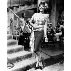 Lena Horne in Black and White Portrait Photo Print (8 x 10)
