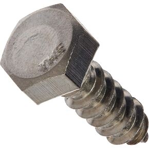 832028 5/16 x 1-Inch Stainless Steel Hex Lag Screw, 50-Pack, 1 inches, No Color