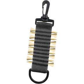 Golf Tee Holder Portable to Attach to Golf Bag Golf Tees Storage 10 Golf Tees Golf Tee Carrier for Golf Carts Driving Hitting