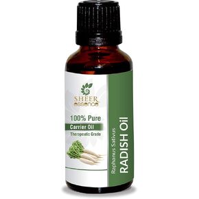 Radish Seed Oil -(Raphanus Sativus)- Carrier Oil 100% Pure Natural Undiluted Uncut Therapeutic Grade Oil 0.51 Fl.OZ