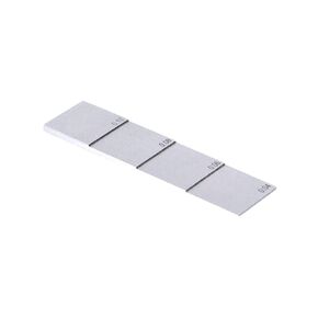 4 Step Test Calibration Block Step Wedge for Thickness and Linearity Calibration for Ultrasonic Thickness Gauge in NDT Testing #1018 Steel 0.040'' 0.060'' 0.080'' 0.100''
