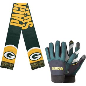 FOCO Pick Your NFL Texting Gloves and Scarf Set