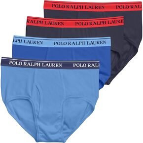 سراويل داخلية قطنية للرجال من POLO RALPH LAUREN مقاس كبير وطويل، 3 قطع، بولو أسود/أحمر، 4X in Kuwait