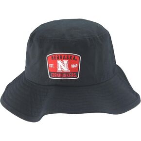 ZHATS Standard NCAA Officially Licensed Bucket Hat Patch Black Switchback, Large-X-Large