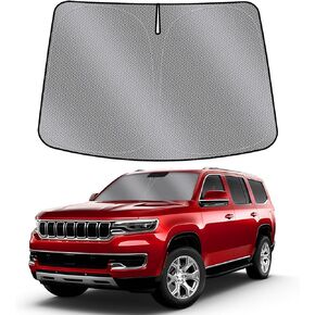 Windshield Sun Shade for Nissan Pathfinder 2022-2024 Windshield Sunshades Front Window Sun Shades Cover for Pathfinder Accessories Foldable Sun Visor Keep Cool Block UV Heat