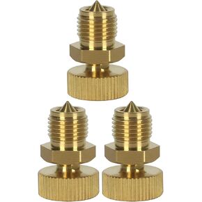 3PCS Air Bleed Valve, M10x1 High Pressure Electric Pump Safety Bleeder Valve, Temperature Pressure Relief Valve 300bar/4500psi