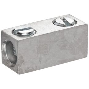 90617 2 Screw Splicer/Reducer, Aluminum, 250 AWG, 250mcm - 6 Wire Range, 1-Pack