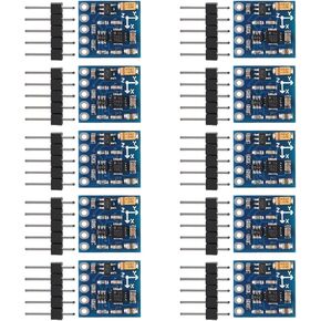 DIANN 10pcs GY-271 QMC5883L 3 Axis Compass Magnetometer Module 3-5V IIC Electronic Compass Sensor Module