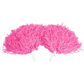 Meiyya Summer Enjoy Pompoms Cheer، كرات التشجيع سهلة الحمل ناعمة ومريحة للهواة لعشاق الهواء الطلق للاعب في المنزل (وردي، 12) in Kuwait