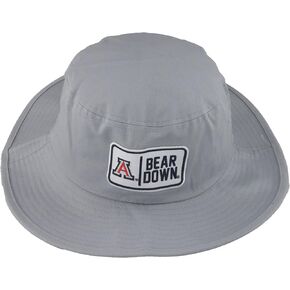 ZHATS Standard NCAA Officially Licensed Bucket Hat Patch Gray Defer, Grey, Large-X-Large