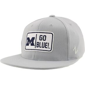 ZHATS Standard NCAA Officially Licensed Fitted Hat M15Z Defer Light Gray, Grey, Large