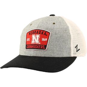 Zephyr Unisex Adult NCAA Officially Licensed Snapback Dylan Patch Switch Hat, Heather