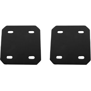 2PCS Black 180 degree Heavy Duty Black Mending Plate Brace Flat Straight Metal Steel Repair Fixing Connector Mending Plate Flat Straight Metal Steel Repair Fixing Bracket Connector