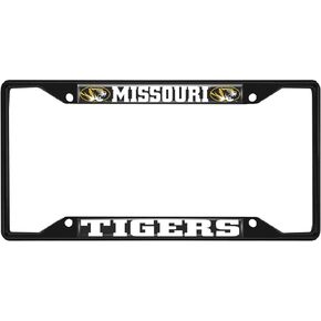 FANMATS 31267 Missouri Tigers Metal License Plate Frame Black Finish