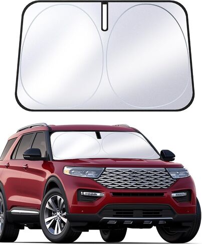Sun Shade Front Windshield Compatible with Toyota Camry & Corolla, New 2024-2018 Custom Fit 2024 2023 2022 2021 2020 2019 2018 LE XLE Hybrid SE XSE Sedan Car Window Sunshade Cover Window Sun Visor in Saudi Arabia