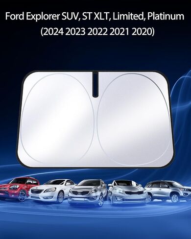 Sun Shade Front Windshield Compatible with Toyota Camry & Corolla, New 2024-2018 Custom Fit 2024 2023 2022 2021 2020 2019 2018 LE XLE Hybrid SE XSE Sedan Car Window Sunshade Cover Window Sun Visor in Saudi Arabia