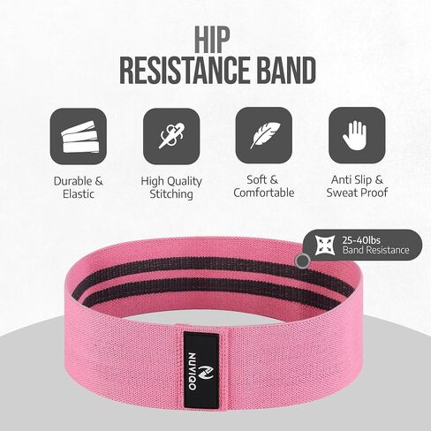 9 Pcs Gym Accessories Set Featuring Barbell Pad with 2 Safety Straps - 2 Ankle Straps for Cable Machine - 2 Weight Lifting Straps - Hip Resistance Band - Carry Bag for Hip Thrust Pad in Kuwait
