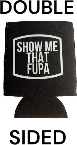 Hawk Tuah Spit on That Thang Funny Can Cooler - White with Red Text | Gag Gift, Christmas Stocking Stuffer, College Party, Halloween Drink Holder in Saudi Arabia