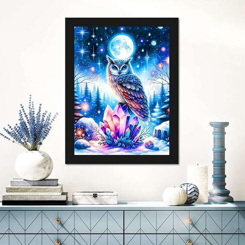 igoodom Dragon Stain Glass Diamond Painting Kits, DIY Stain Glass Dragon Flower Diamond Painting, Diamond Art Kits for Adults for Wall Decor Holidays Gift 12x16 in in Saudi Arabia