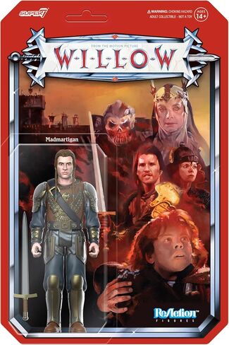 Super7 Willow Madmartigan - شخصية الصفصاف مقاس 3.75 بوصة مع ملحقات مقتنيات الأفلام الكلاسيكية والألعاب القديمة in Saudi Arabia