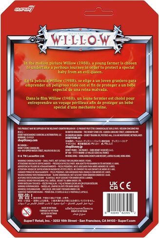 Super7 Willow Madmartigan - شخصية الصفصاف مقاس 3.75 بوصة مع ملحقات مقتنيات الأفلام الكلاسيكية والألعاب القديمة in Saudi Arabia