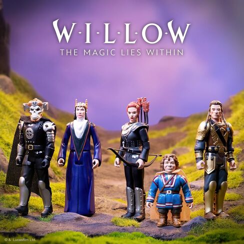 Super7 Willow Madmartigan - شخصية الصفصاف مقاس 3.75 بوصة مع ملحقات مقتنيات الأفلام الكلاسيكية والألعاب القديمة in Saudi Arabia