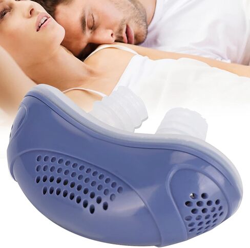 Intelligent Anti Snoring Sleeping Breath Aid, Electric Fan Design, Soft Silicone Nasal Plug, Relieve Snoring Nasal Congestion, Correct Bad Breathing Habits, Mini Size Lightweight in Saudi Arabia
