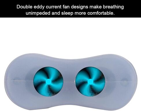 Intelligent Anti Snoring Sleeping Breath Aid, Electric Fan Design, Soft Silicone Nasal Plug, Relieve Snoring Nasal Congestion, Correct Bad Breathing Habits, Mini Size Lightweight in Saudi Arabia