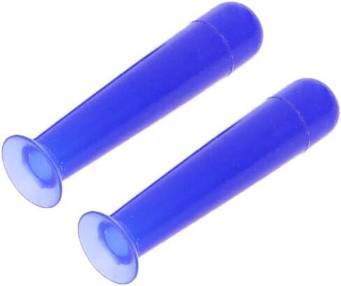 2Pcs Blue Handy Silicone Soft Contact Lenses Small Suction Cups Stick,RGP Inserter Remover Cases,Applies Contacts Safely and Hygienically,Contact Lens Remover,Contact Lens Cases Accessories in Saudi Arabia