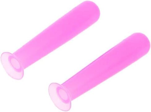 2Pcs Blue Handy Silicone Soft Contact Lenses Small Suction Cups Stick,RGP Inserter Remover Cases,Applies Contacts Safely and Hygienically,Contact Lens Remover,Contact Lens Cases Accessories in Saudi Arabia
