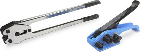 IDL Packaging - P-330, C-5005 Strapping Tool Set for 5/8" Polyester (PET) Strapping - Tensioner and Sealer for Plastic Polyester Banding - Packaging Strapping Tool Kit in Saudi Arabia