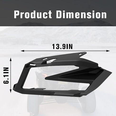 Left Passenger Side Tail light Cover Bezel Panel for X3, Rear Brake Stop Light TailLight Cover for Can-Am Maverick X3/XDS/XRS/Max Turbo R 2017-2024 Accessories, Replace 1PC #705010687 in Saudi Arabia