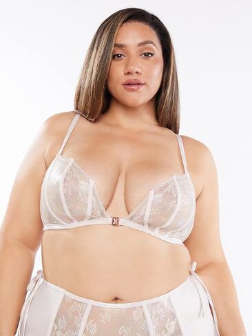 حمالة صدر نسائية من Savage X Fenty ذات إغلاق أمامي من الدانتيل in Kuwait