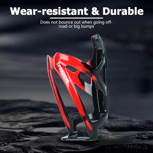 Bike Water Bottle Holder Ultra-Light Bicycle Bottle Cage with Screws Tool, Universal Cycling Cup Holder for MTB, Mountain Bikes,Red 2 Pack in Saudi Arabia